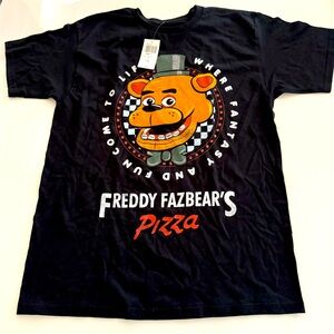Freddy Fazbear's Black Graphic T-Shirt